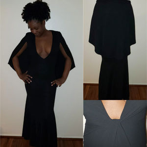 Black Stretch Maxi Dress